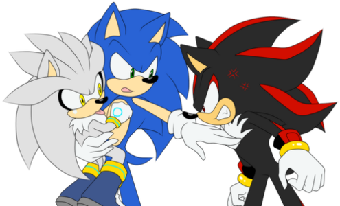 *Time skip*You arrive at a large house and walk inside.The living room was filled with other characters you couldn't recognize."Who's that?"a red echidna asked.Sonic shrugs."I don't know.Sorry! We didn't get to catch your name!"You look around at everyone as you hear the door shut behind you."I'm y/n."You say.Silver sits down on the couch."Well,don't just stand there everyone!Lets introduce ourselves!"Everyone sits down in the living room.You sat next to a fox and a rabbit with a flying blue creature."My name is Cream!And this is my chao friend Cheese!"The chao smiles at you and says"Chao!"You smile.The red echidna looks at you."Name's Knuckles."The bat looks over at you with a smile."Rouge the Bat."The fox looks at you with a look of kindness."My name is Miles Prower,but you can call me Tails!"Sonic gives you a smile."You probably heard me earlier,but my name is Sonic the hedgehog."Silver looks at you happily."I'm Silver the hedgehog!"The black hedgehog just looks at you,then says"Shadow the hedgehog."