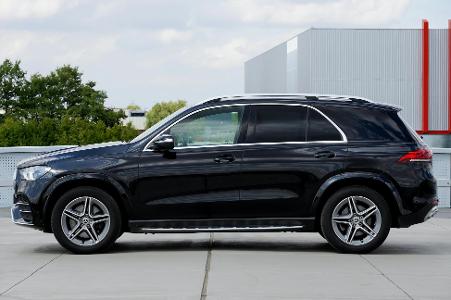 Which brand offers the luxury SUV model, the Mercedes-Benz GLE?