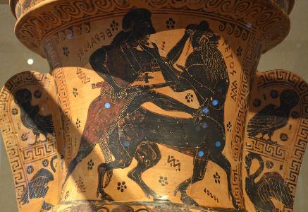 What is the usual habitat of centaurs in Greek mythology?