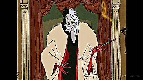 The curl of her lips The ice in her stare All innocent children Had better beware She's like a ___ waiting For the kill Look out for Cruella De Vil