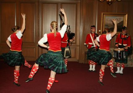 What is the name of the traditional dance of Scotland?