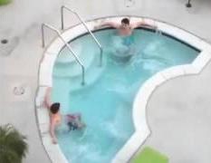 “Two bros chillin’ in a hot tub. Five feet apart ‘cause they’re not ___.”