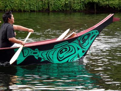 What is the bow of a canoe?