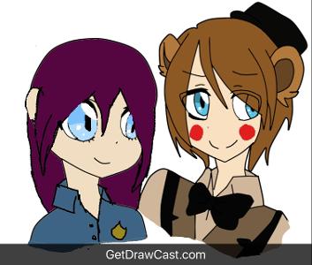 Who the girl with purple hair   Fnaf