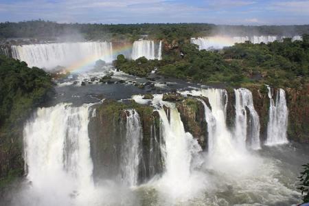 Which river flows through Brazil?