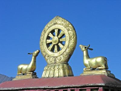What is the wheel symbol that represents Buddhism called?