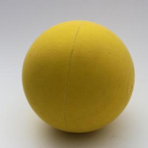 What is the small rubber ball used in lacrosse called?