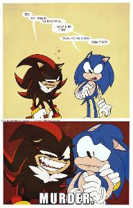 "Calm down, I' not going to hurt you." it said. "I'm Sonic The Hedgehog Fastest Thing Alive! And who are you?"