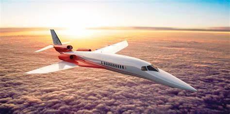 Which company is developing a supersonic passenger jet capable of cutting transatlantic flight times in half?