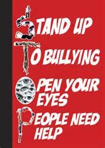 If you see someone getting bullied what will you do?