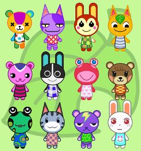 How many animals (Not including shop owners, just people who can move in) are in the game Animal Crossing?