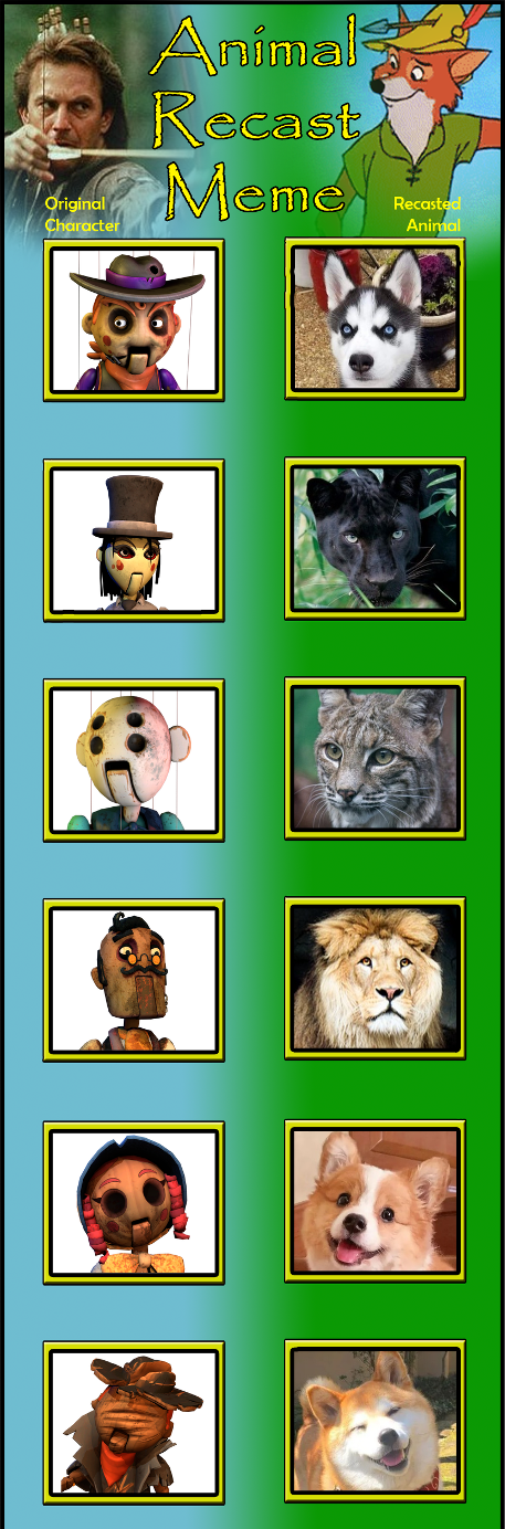 Choose an animal that best represents your meme style: