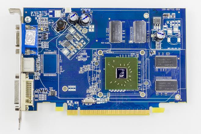 Which component of a graphics card houses the core processing unit responsible for performing graphics calculations?