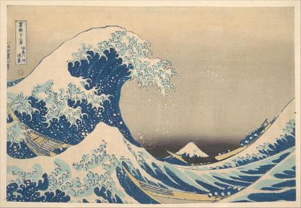 Who is known for creating the woodblock print 'The Great Wave off Kanagawa'?