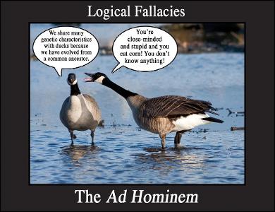 Which of the following is an example of a logical fallacy?