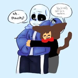 what do you think of me ans sans as a couple *cringes ups ans blushes*