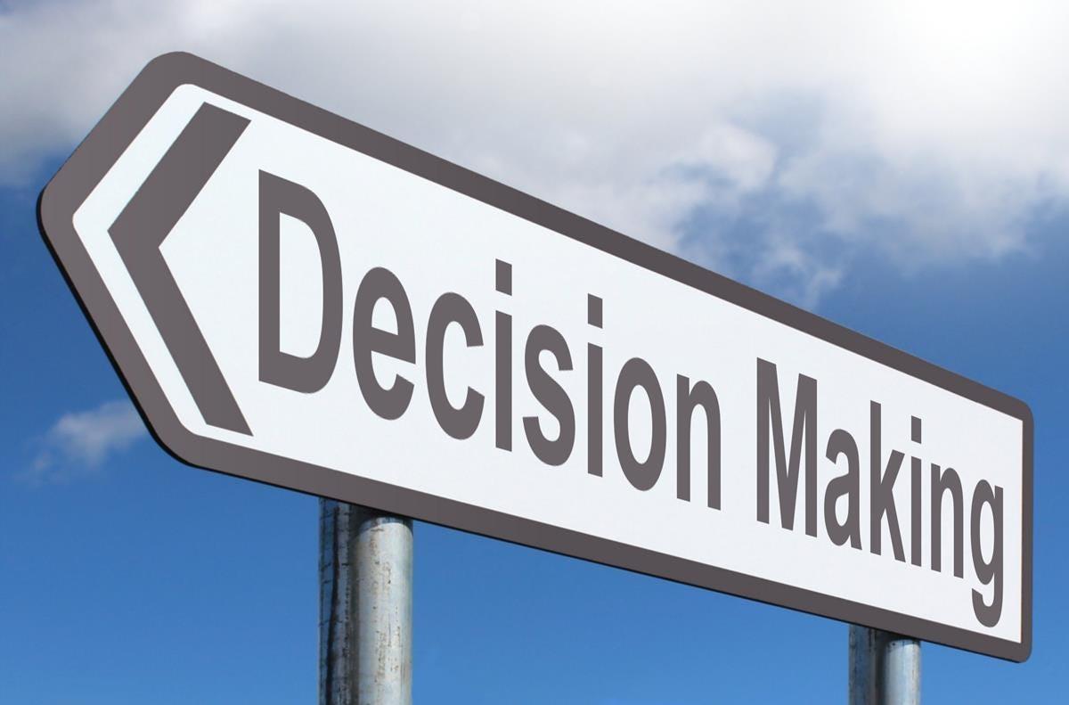 When making decisions, I...