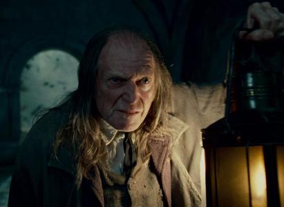 What role does Filch play on the Hogwarts staff?