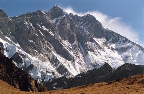 Which mountain range is the highest in the world?