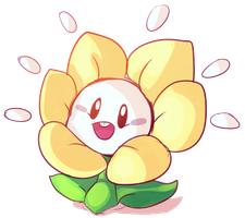 You see flowey what do you do?