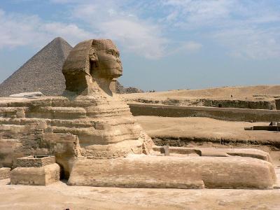 What is the approximate age of the Great Sphinx of Giza?