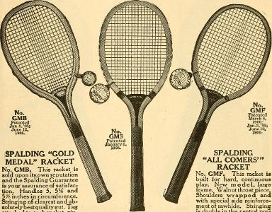 What does the term 'tension' refer to in tennis racket strings?