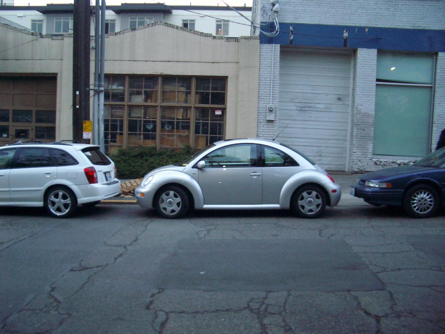 What should you do after parallel parking?