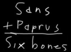 Ok, who's the name of the (father) of Sans and Papyrus