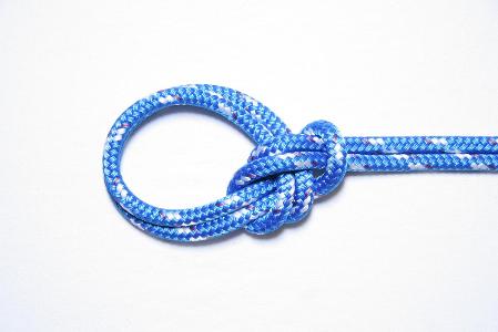 What's the name for a knot used to attach a rope to a fixed object?