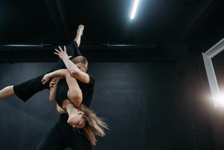 How do you handle challenging dance moves?