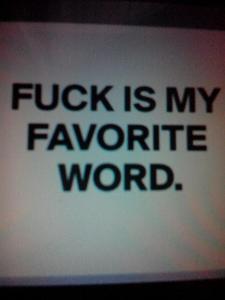 Favorite word
