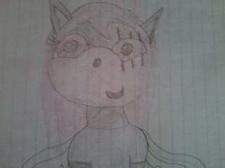 Did I do well with drawing my Sonic OC Celestia Bloodheart? (Be honest)