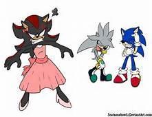 Shadow: Wait Starr why the heck is that picture up there?!?! Starr: HAHAHA!!! It's about time you noticed I posted that. Shadow: You posted what? Sonic: The time when you lost that bet and you had to put on a dress. Silver: I remember that! I laughed so hard....I started crying!