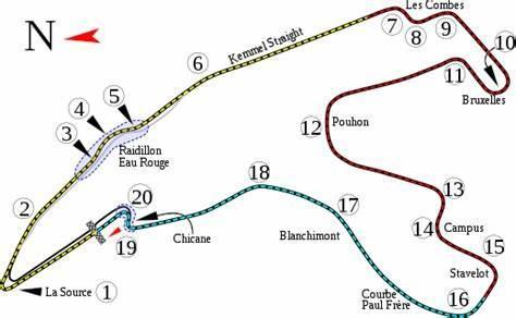 Which race is held at the Circuit de Spa-Francorchamps?