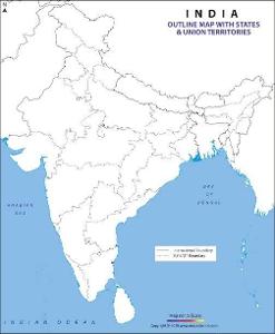 On which side of India is Arabian sea located ?