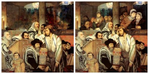 Which direction do Jews face when praying?