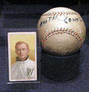 What is the oldest piece of baseball memorabilia on display at the National Baseball Hall of Fame?