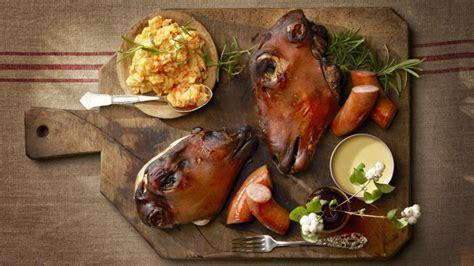 (This image may be disturbing  to some. Please skip if it bothers you.)  Would you eat Smalahove?  “Smalahove is a Western Norwegian traditional dish made from a sheep's head, originally eaten before Christmas.The skin and fleece of the head is torched, the brain removed, and the head is salted, sometimes smoked, and dried. The head is boiled or steamed for about three hours, and is served with mashed rutabaga and potatoes. It is also traditionally served with Akvavit. In some preparations, the brain is cooked inside the skull and then eaten with a spoon or fried.” Wikipedia.