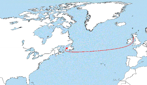 What is the shortest flight route?
