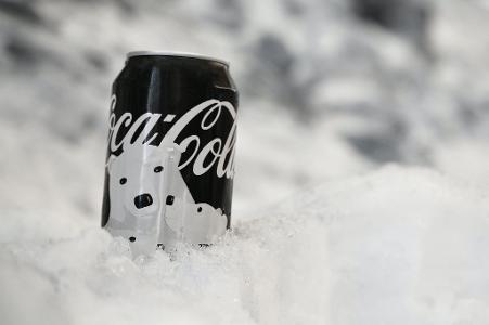 What soda brand is often associated with polar bears in their advertisements?