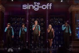 What was the first song they sang on the SingOff?