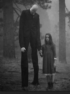 what would you do if slenderman was in front of you in the woods?