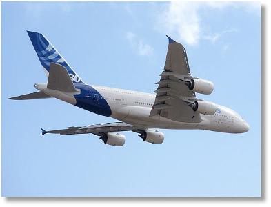 Who is known for manufacturing the A380 superjumbo?