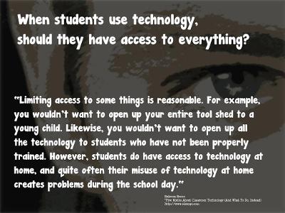What is your opinion on technology in the classroom?
