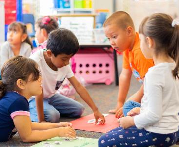 What does a teacher do to create a positive classroom environment?