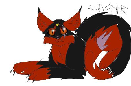 What do you think of this oc? Clawstar Of Riverclan She Cat