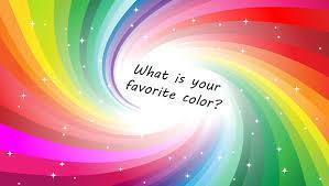 whats your favorite color?