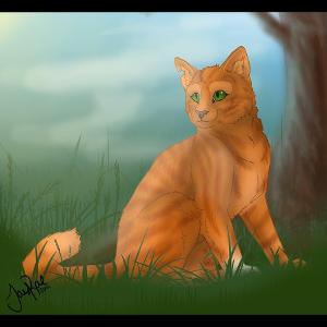 Then by the powers of StarClan, I name you Emberheart for your courage.