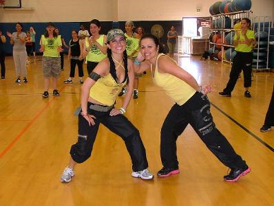 What type of music is commonly used in Zumba classes?