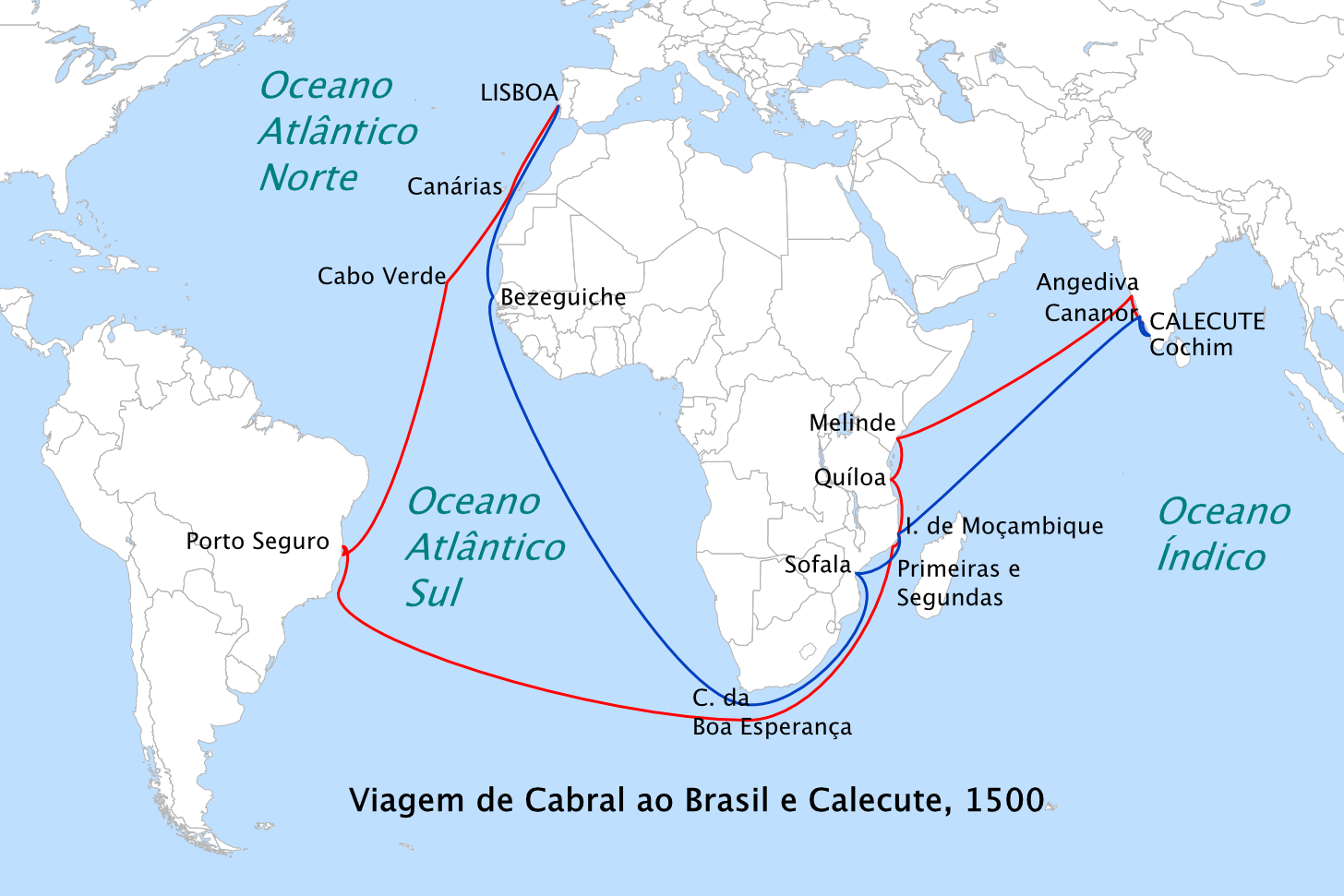 Who was the Portuguese explorer that reached Brazil?